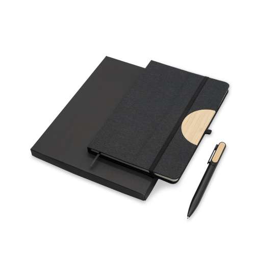 Przejdź do produktu Zestaw notes z długopisem Fold, czarny R64209.02