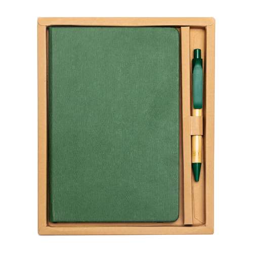 Przejdź do produktu Zestaw upominkowy notes z długopisem Forest, zielony R64258.05.O