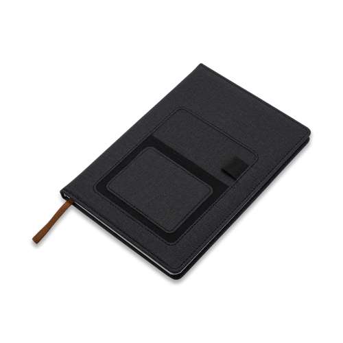 Przejdź do produktu Notes z kieszonką na telefon Irun, czarny R64265.02