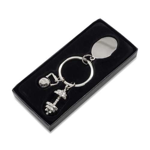 Przejdź do produktu Brelok z motywem sportowym GymKey, srebrny R73132.01