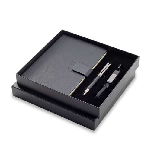 Przejdź do produktu Zestaw upominkowy z kablem USB 2w1 Davos, czarny R17022.02