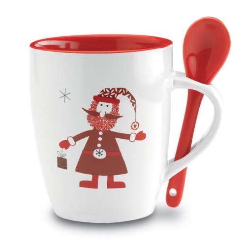 Przejdź do produktu Kubek z łyżeczką 250ml CLAUS CX1304-99