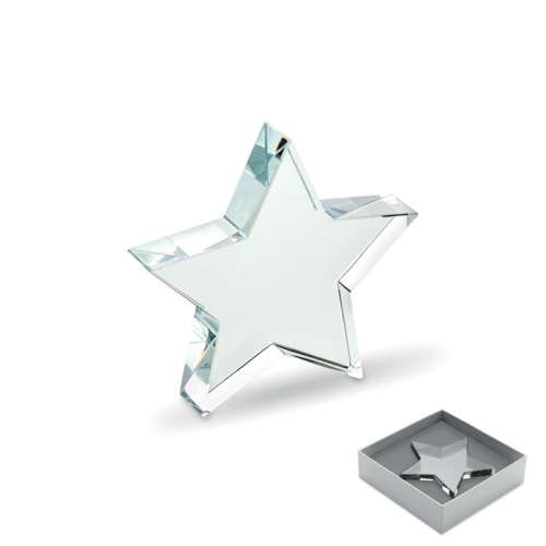 Przejdź do produktu Szklana statuetka gwiazda STARWARD MO2660-22