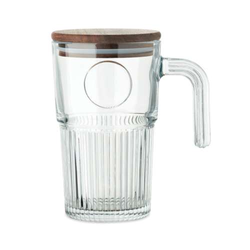Przejdź do produktu Kubek szklany 450ml VITRIO JAR MO2751-22