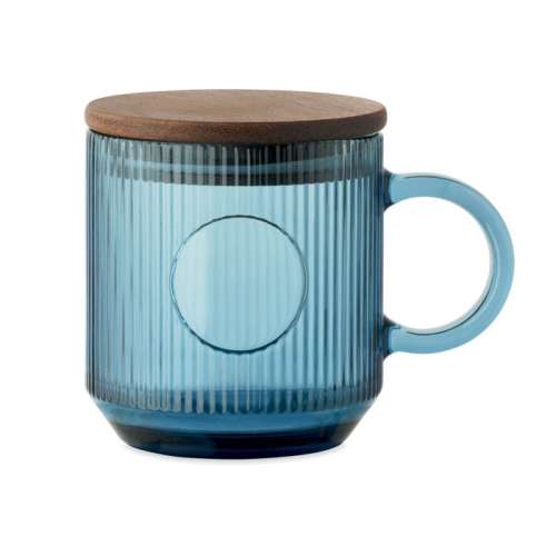 Przejdź do produktu Kubek szklany prążkowany 300ml VITRIO MUG MO2752-23