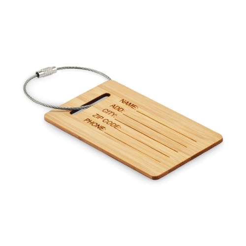 Przejdź do produktu Bambusowa zawieszka do bagażu MIO MO2815-40