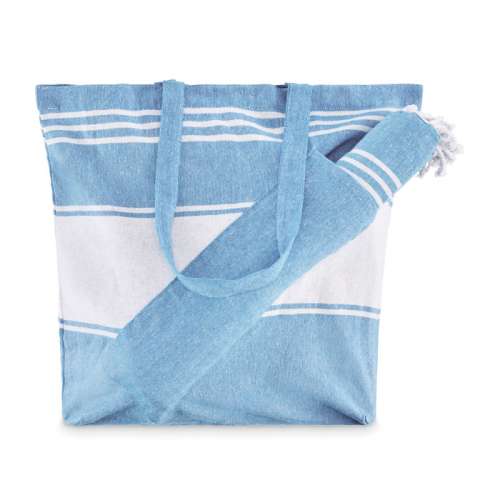 Przejdź do produktu Torba plażowa i ręcznik hammam HUMMUM MO2954-12