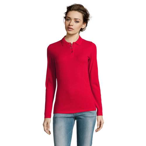 Przejdź do produktu PERFECT LSL DAMSKA POLO 180 PERFECT LSL WOMEN S02083-RD-L