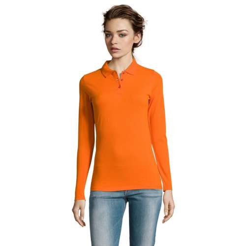 Przejdź do produktu PERFECT LSL DAMSKA POLO 180 PERFECT LSL WOMEN S02083-OR-L