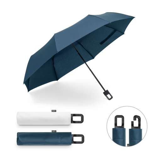 Przejdź do produktu GEORGE. Parasol 21'' wykonany z poliestru pochodzącego z recyklingu (100% rPET) 190T wiatroodporny pongee 99173