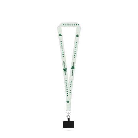 Przejdź do produktu EPSOM. ZESTAW Smycz SUBLIMATION Long II (20 mm) z poliestru z recyklingu (100% rPET) z karabińczykiem spustowym o długości 20 mm i uchwytem na telefon komórkowy 94431