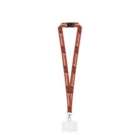 Przejdź do produktu BARNSLEY. ZESTAW Smycz SUBLIMACJA długa II (20 mm) z poliestru z recyklingu (100% rPET) z zatrzaskiem spustowym o długości 20 mm, zapięciem zabezpieczającym i sztywnym uchwytem na identyfikator/kartę 91 x 68 mm 94430