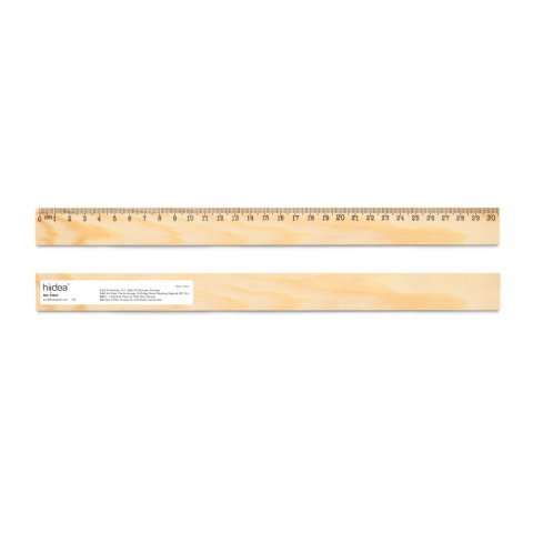 Przejdź do produktu WESLEY 30. Linijka z drewna sosnowego o długości 30 cm 93661