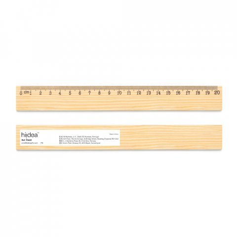 Przejdź do produktu WESLEY 20. Linijka z drewna sosnowego o długości 20 cm 93660