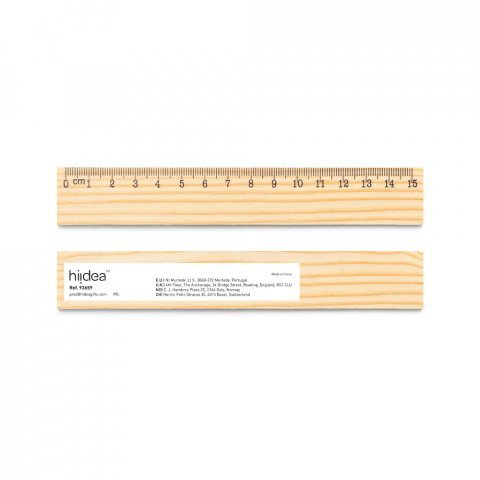 Przejdź do produktu WESLEY 15. Linijka z drewna sosnowego o długości 15 cm 93659