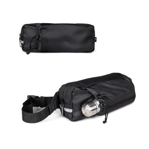 Przejdź do produktu DELFOS POUCH SHINY. Torba biodrowa z 300D poliestru pochodzącego (błyszczące wykończenie) i 600D poliestru pochodzącego z elementami odblaskowymi 92091A
