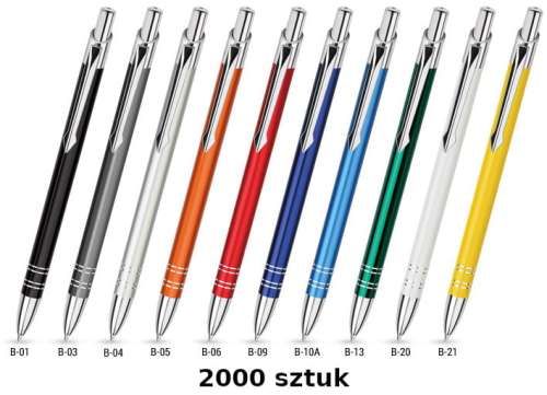 Przejdź do produktu Długopisy z grawerem BOND – 2000szt. Bond-2000