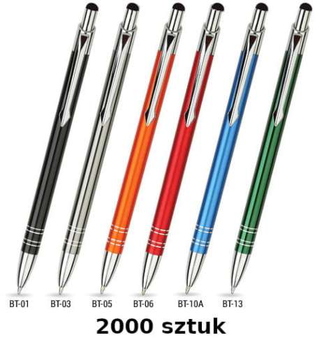 Przejdź do produktu Długopisy z grawerem BOND z touchem – 2000szt. BondTP-2000