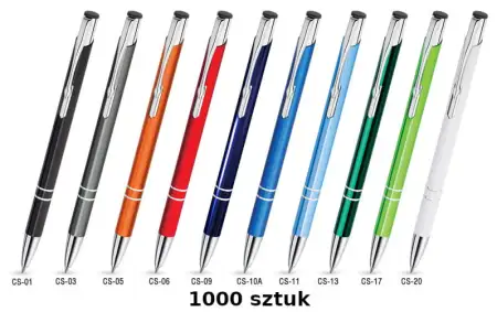 Długopisy reklamowe z grawerem COSMO Slim – 1000szt.