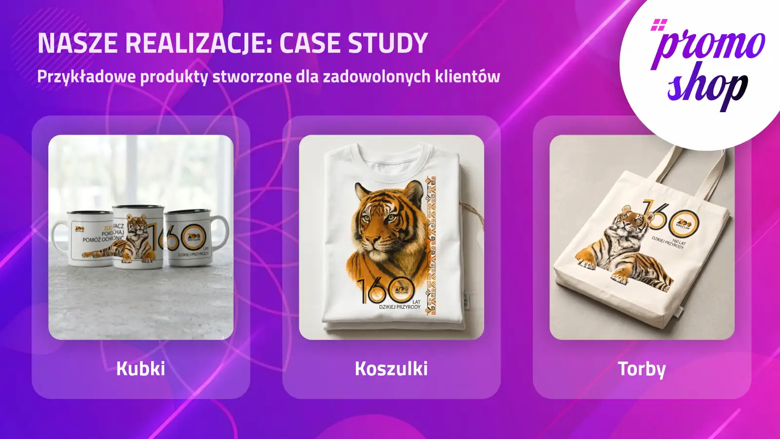 Dedykowana kolekcja gadżetów reklamowych na urodziny tygrysów w ZOO Wrocław