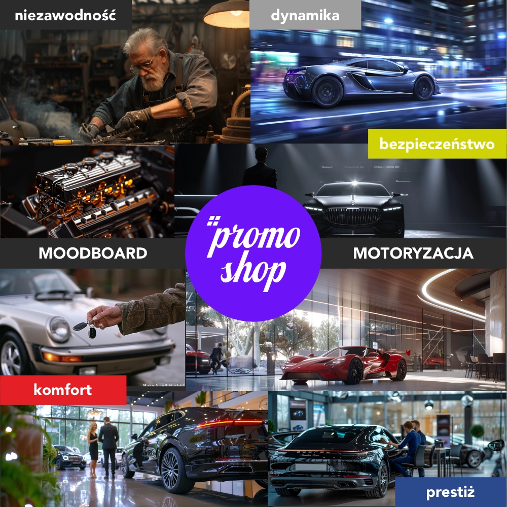 Moodboard Motoryzacja
